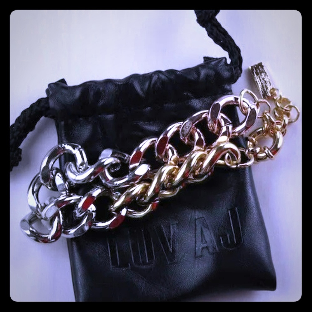 Luv AJ multi tone bracelet